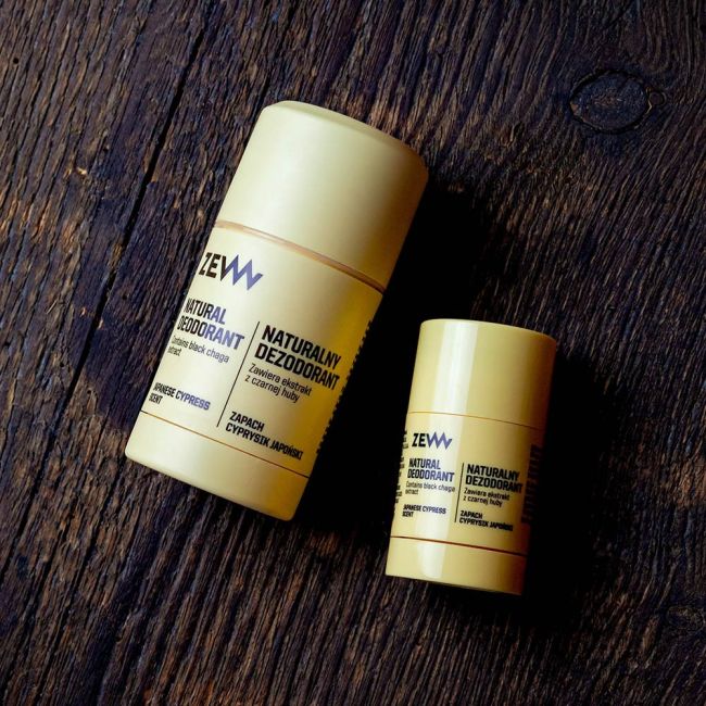 ZEW FOR MEN NATURAL pieštukinis dezodorantas, 30 g