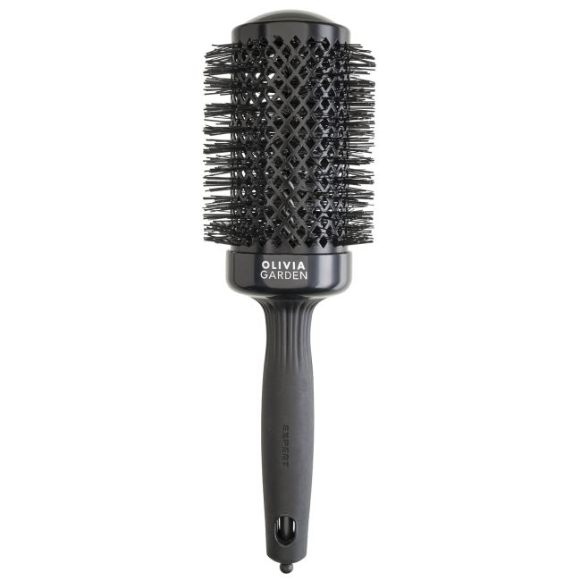 OLIVIA GARDEN BLOWOUT SHINE EXPERT BLACK 55 plaukų šepetys
