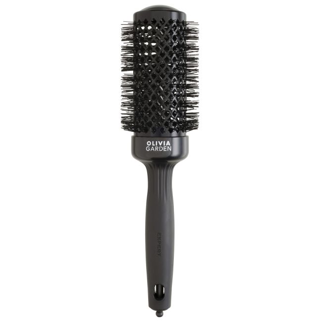 OLIVIA GARDEN BLOWOUT SHINE EXPERT BLACK 45 plaukų šepetys