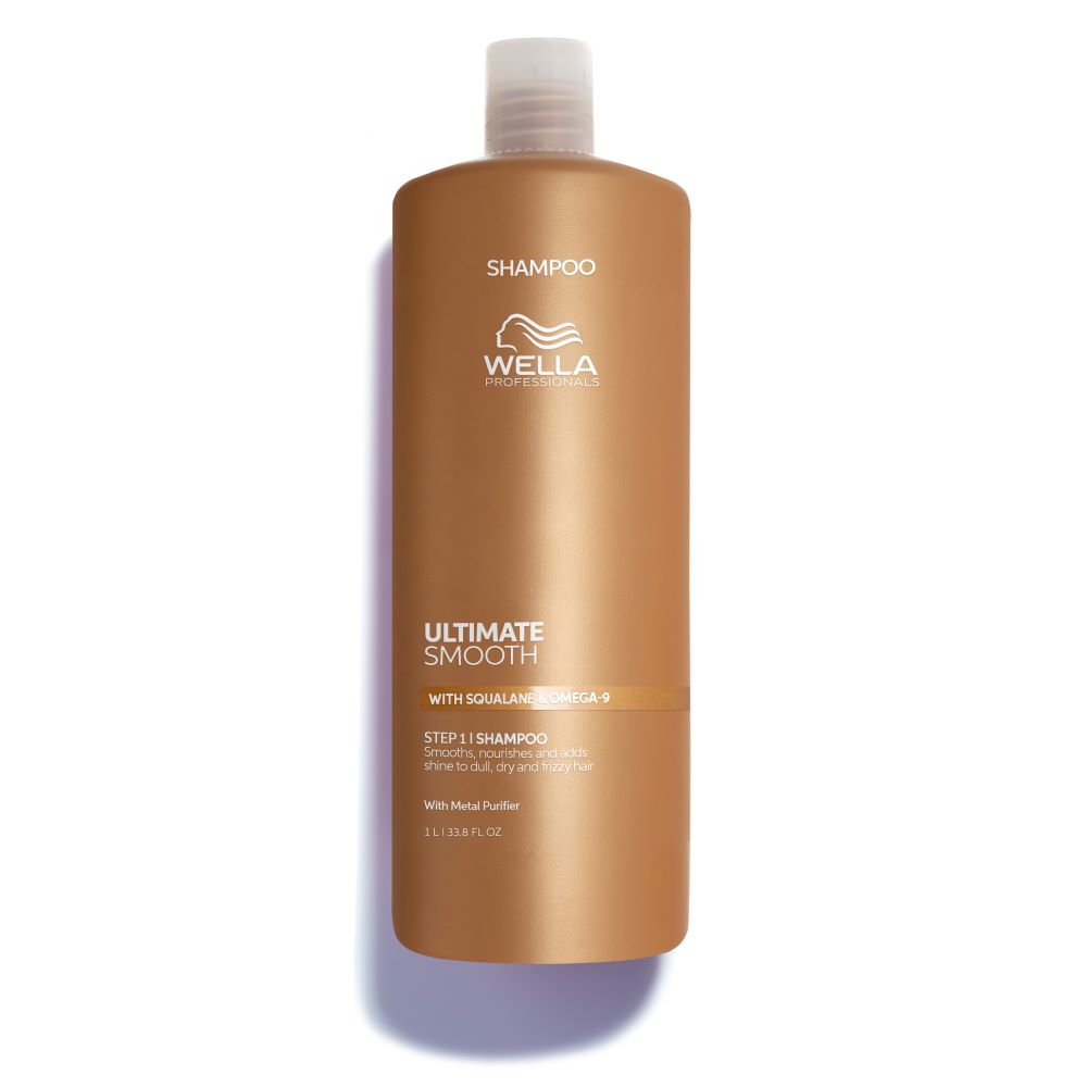 ULTIMATE SMOOTH maitinantis šampūnas STEP 1 Su SKAVALNU ir OMEGA-9 1000 ml