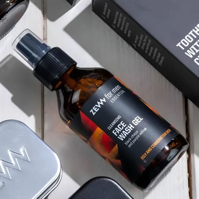 ZEW FOR MEN CLEANSING valomoji veido želė, 100 ml