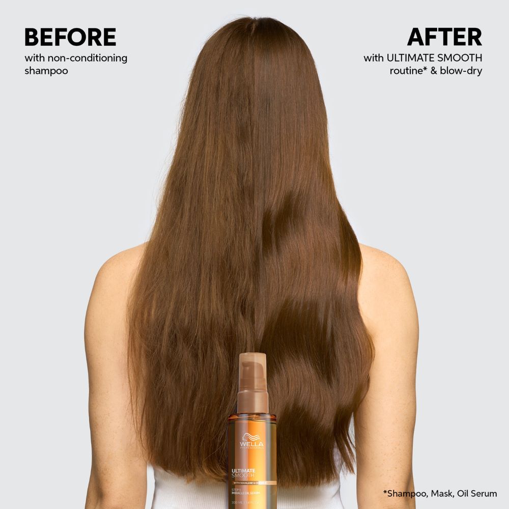 ULTIMATE SMOOTH maitinantis šampūnas STEP 1 Su SKAVALNU ir OMEGA-9 250 ml