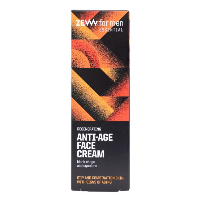 ZEW FOR MEN ESSENTIAL REGENERATING ANTI-AGE veido kremas, 50 ml