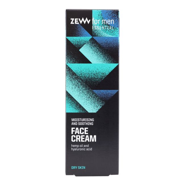 ZEW FOR MEN ESSENTIAL MOISTURISING AND SOOTHING veido kremas, 50 ml