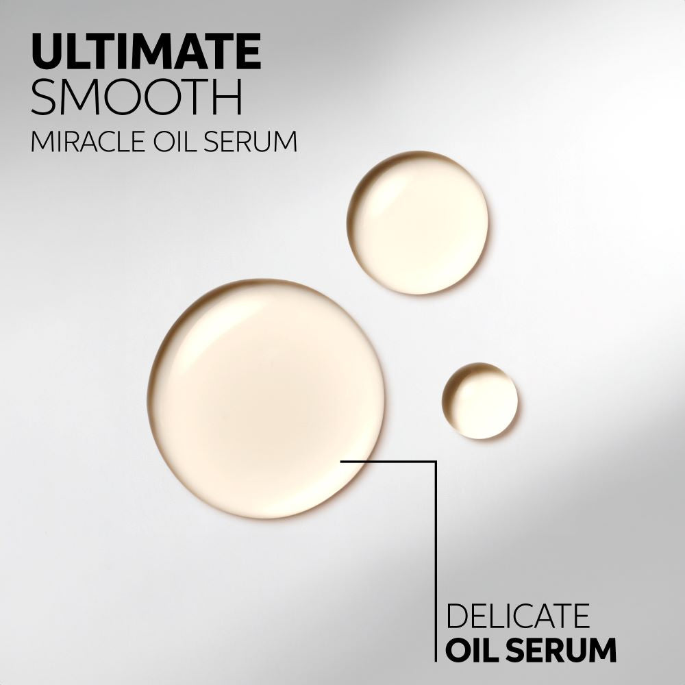 ULTIMATE SMOOTH MIRACLE plaukus per 90 s pamaitinantis aliejinis serumas STEP 3 Su SKAVALNU ir OMEGA-9 100 ml