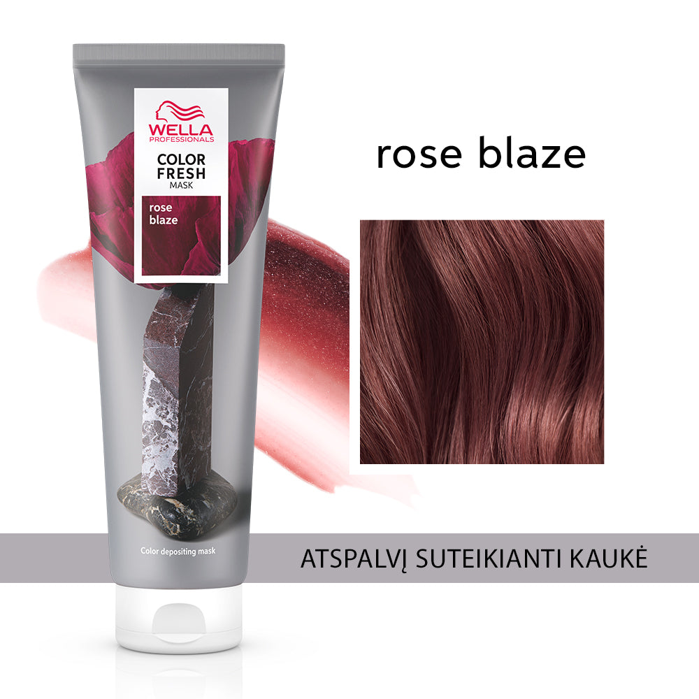 COLOR FRESH Mask Rose Blaze - Atspalvį suteikianti kaukė  150ml
