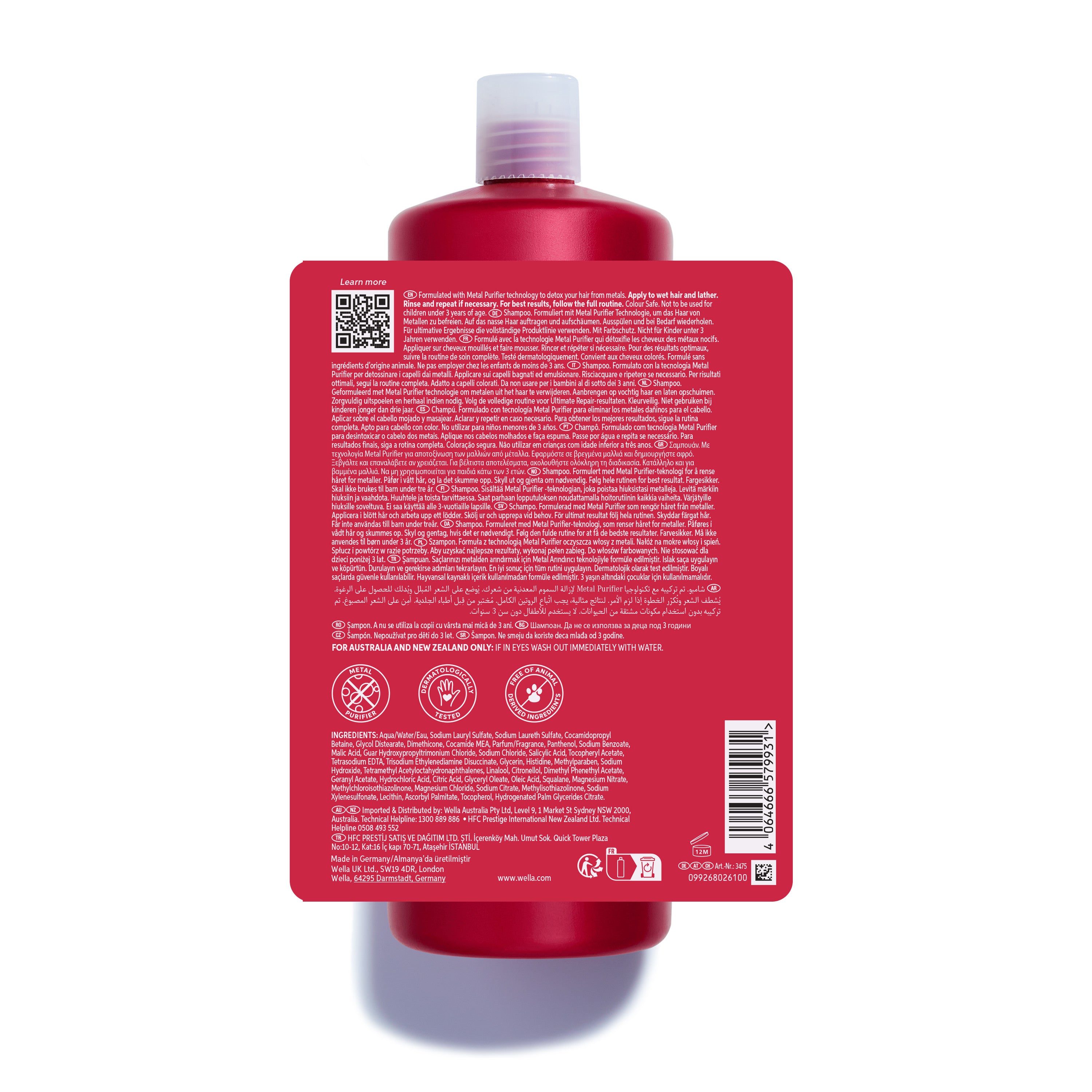 ULTIMATE REPAIR Shampoo - Intensyvaus poveikio šampūnas pažeistiems plaukams 1000ml