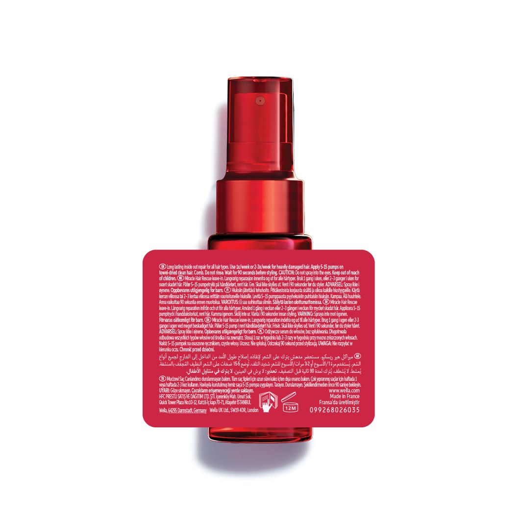 ULTIMATE REPAIR Miracle Hair Rescue - Pažeistus plaukus per 90 s stiprinantis nenuplaunamas purškiklis  30ml