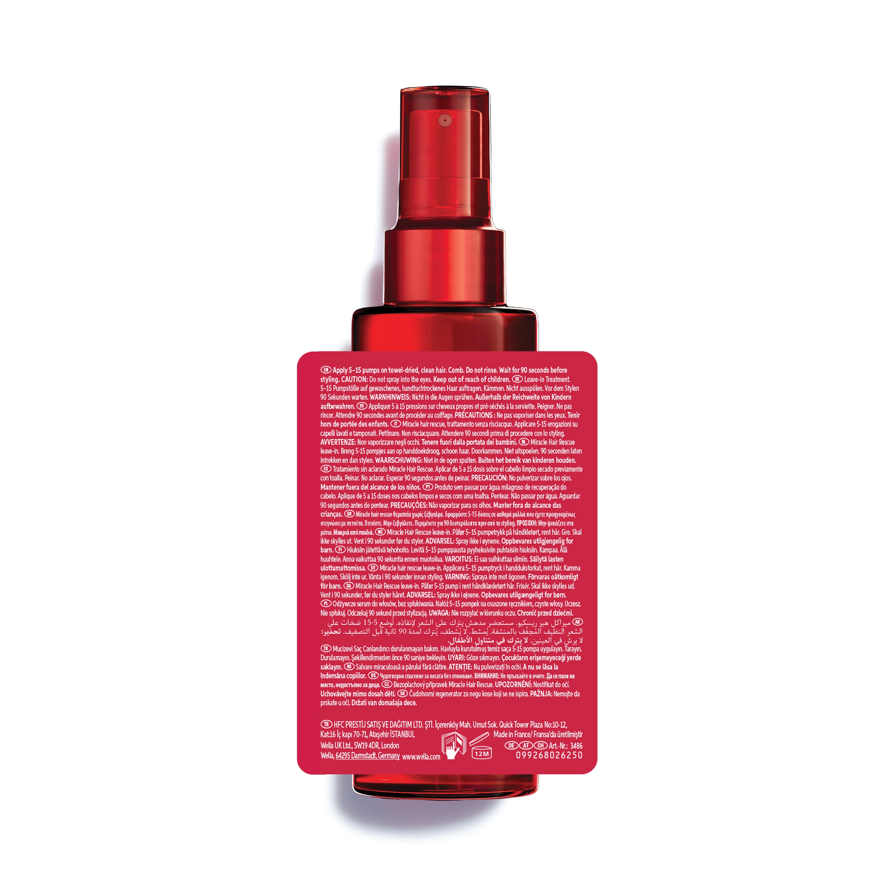ULTIMATE REPAIR Miracle Hair Rescue - Pažeistus plaukus per 90 s stiprinantis nenuplaunamas purškiklis 95ml