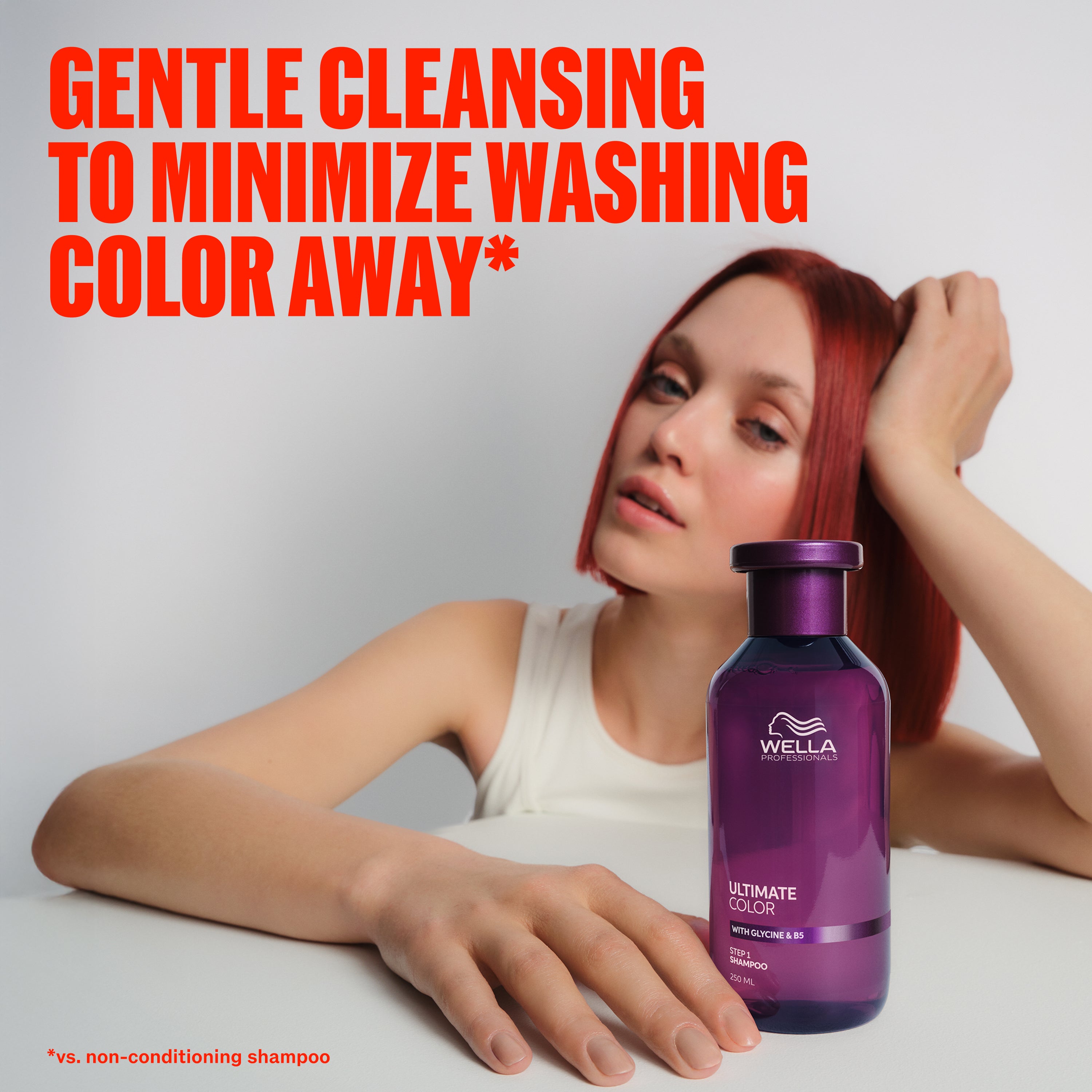 ULTIMATE COLOR Shampoo – Dažytų plaukų šampūnas be sulfatų STEP 1, 100 ml