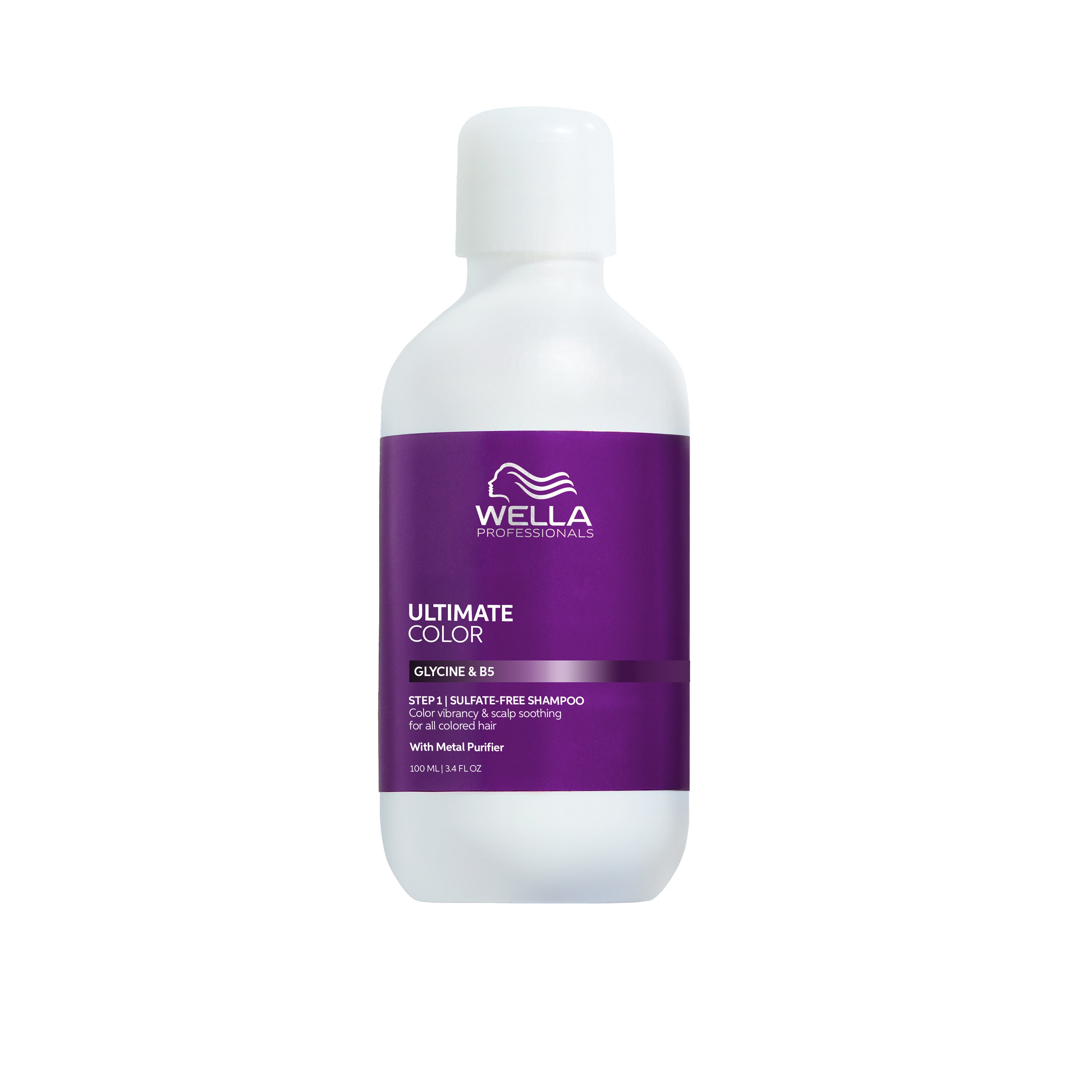 ULTIMATE COLOR Shampoo – Dažytų plaukų šampūnas be sulfatų STEP 1, 100 ml