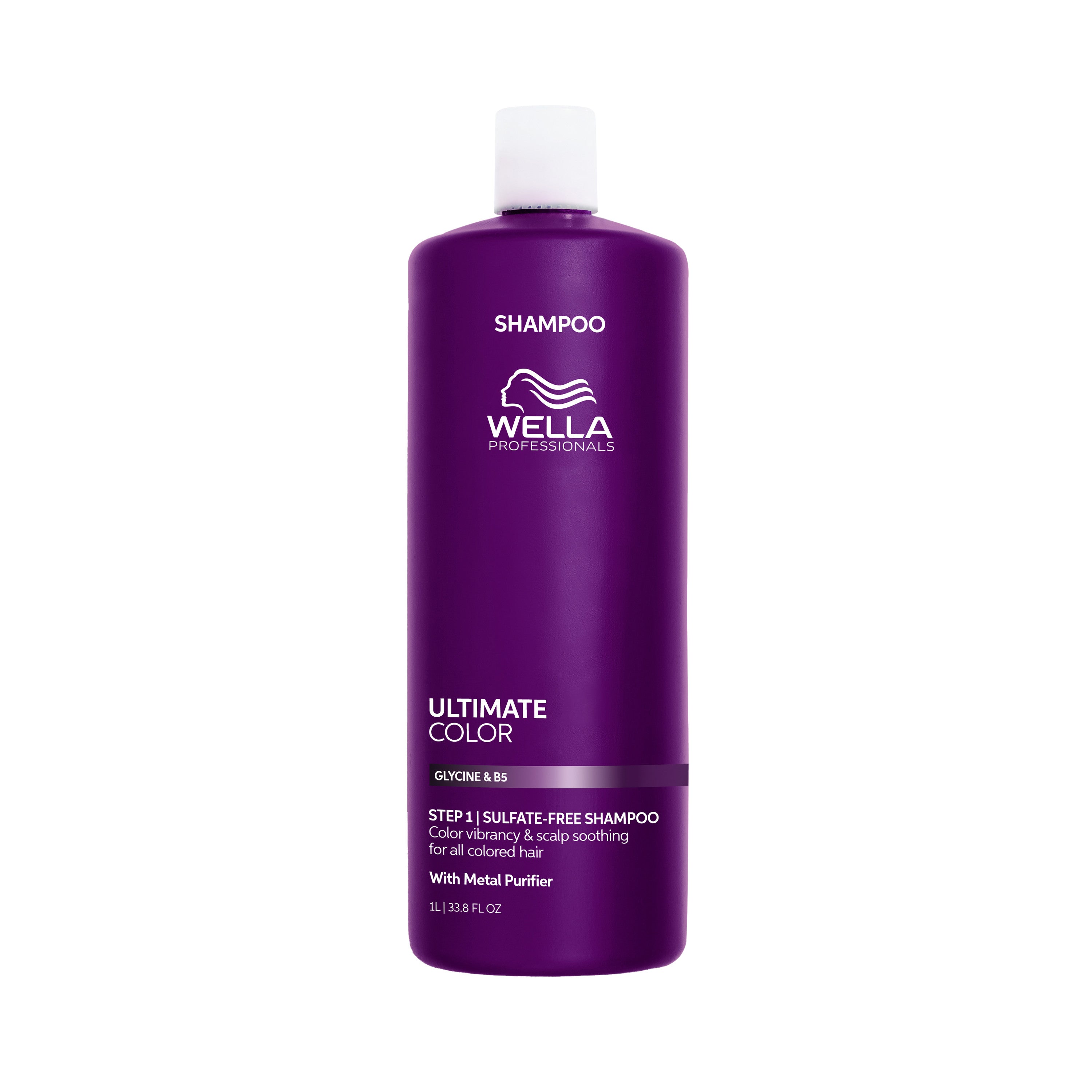 ULTIMATE COLOR Shampoo – Dažytų plaukų šampūnas be sulfatų STEP 1, 1000ml