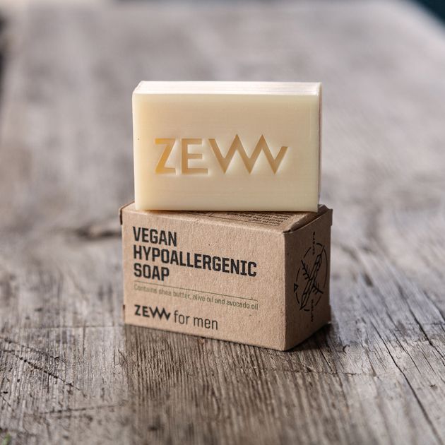 ZEW FOR MEN VEGAN HYPOALLERGENIC veido ir kūno muilas, 85 ml