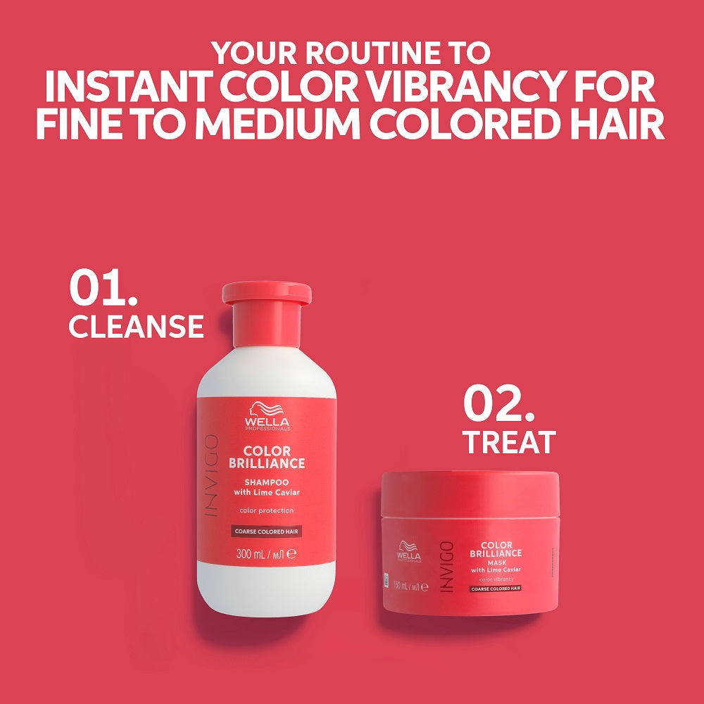 COLOR BRILLIANCE Coarse Shampoo - Plaukų spalvą išsaugantis šampūnas