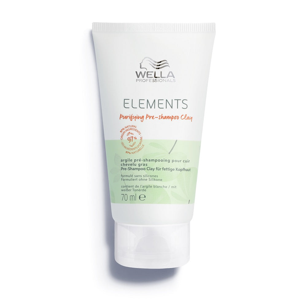 ELEMENTS Pre-shampoo Clay - Valantis molis riebiai galvos odai 70ml