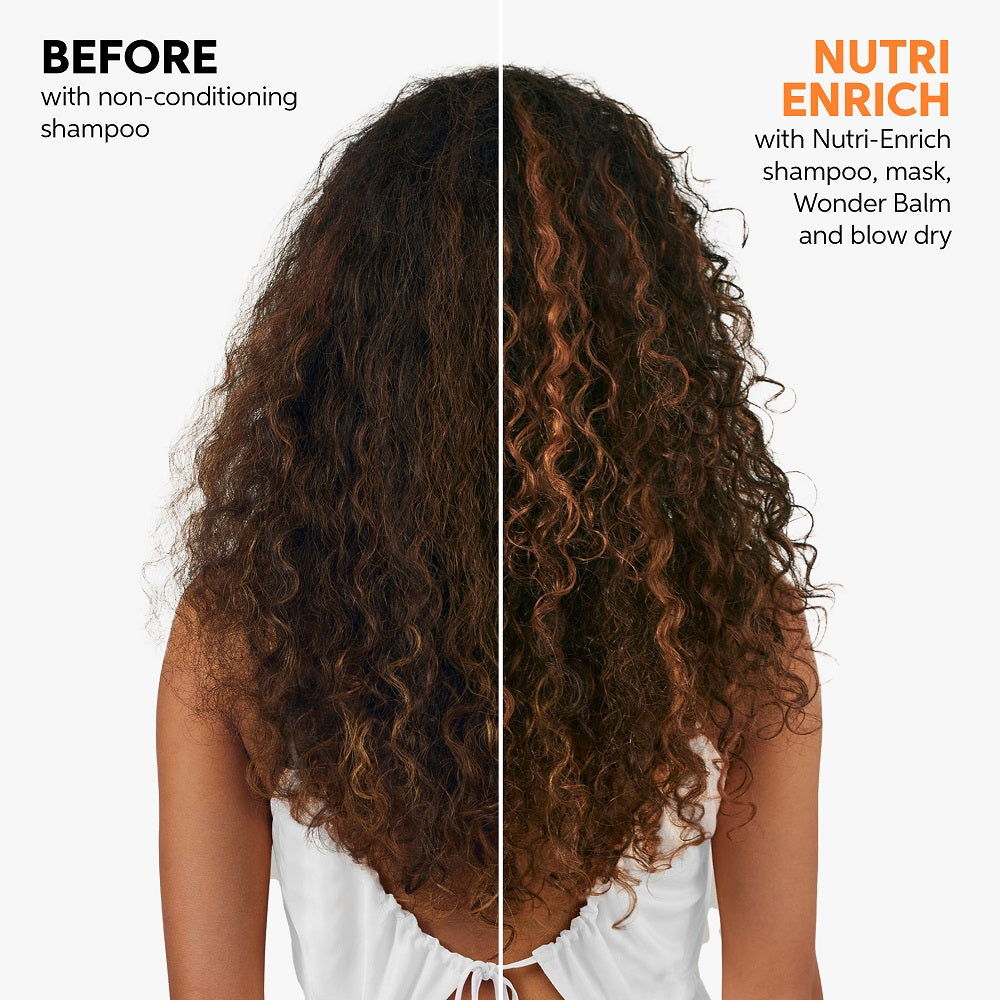 NUTRI ENRICH Frizz Control Cream - Maitinantis plaukus tiesinantis kremas (nenuplaunamas)