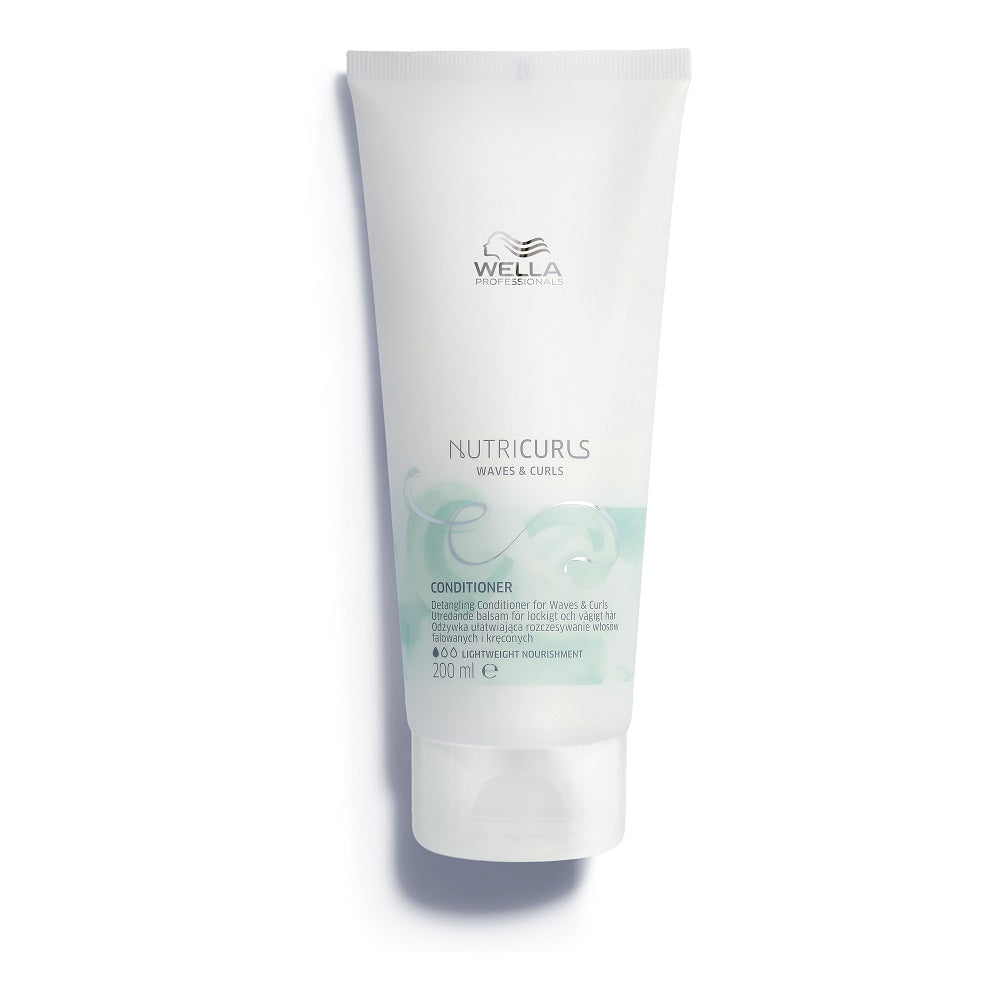 NUTRICURLS Detangling Conditioner - Maitinantis kondicionierius garbanotiems ir banguotiems plaukams 200ml