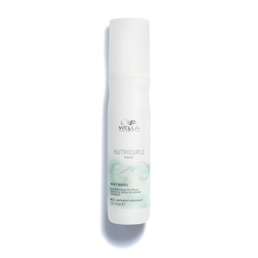 NUTRICURLS Milky Waves Spray - Maitinantis purškiklis garbanotiems plaukams (nenuplaunamas) 150ml