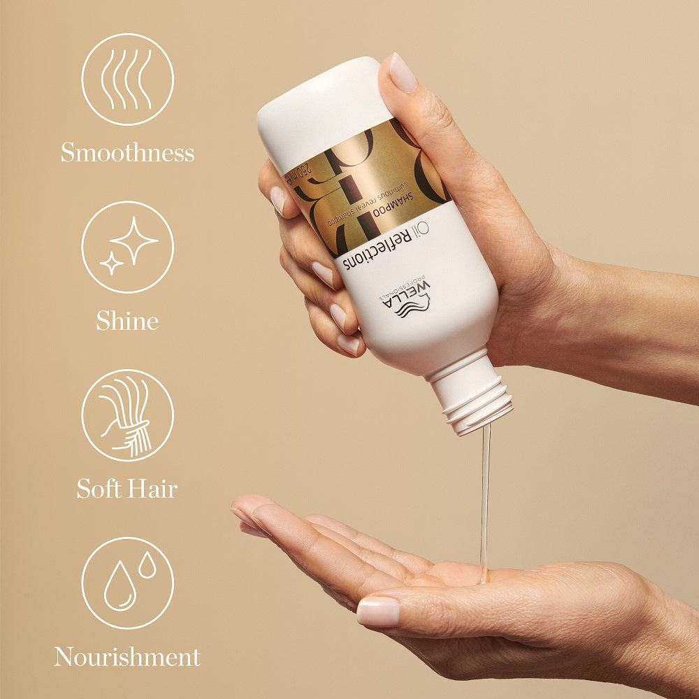 OIL REFLECTIONS Luminous Reveal Shampoo - Spindesio suteikiantis šampūnas 250ml